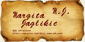 Margita Jaglikić vizit kartica